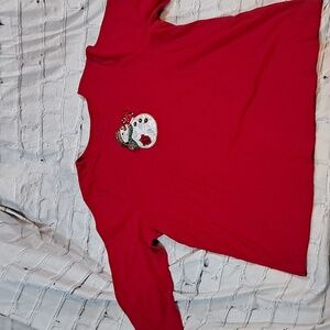 Coral Bay snowman top size 1X